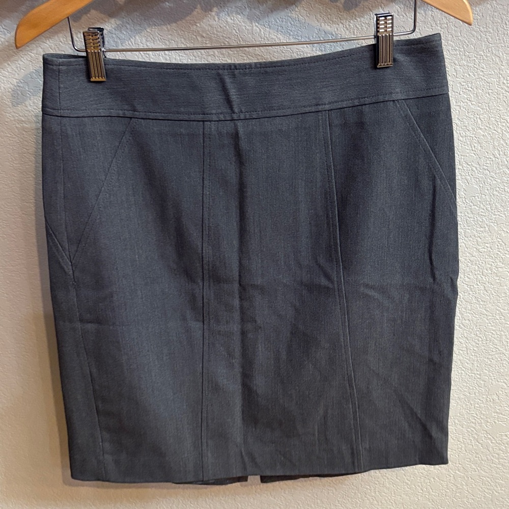 LOFT Charcoal Pencil Skirt